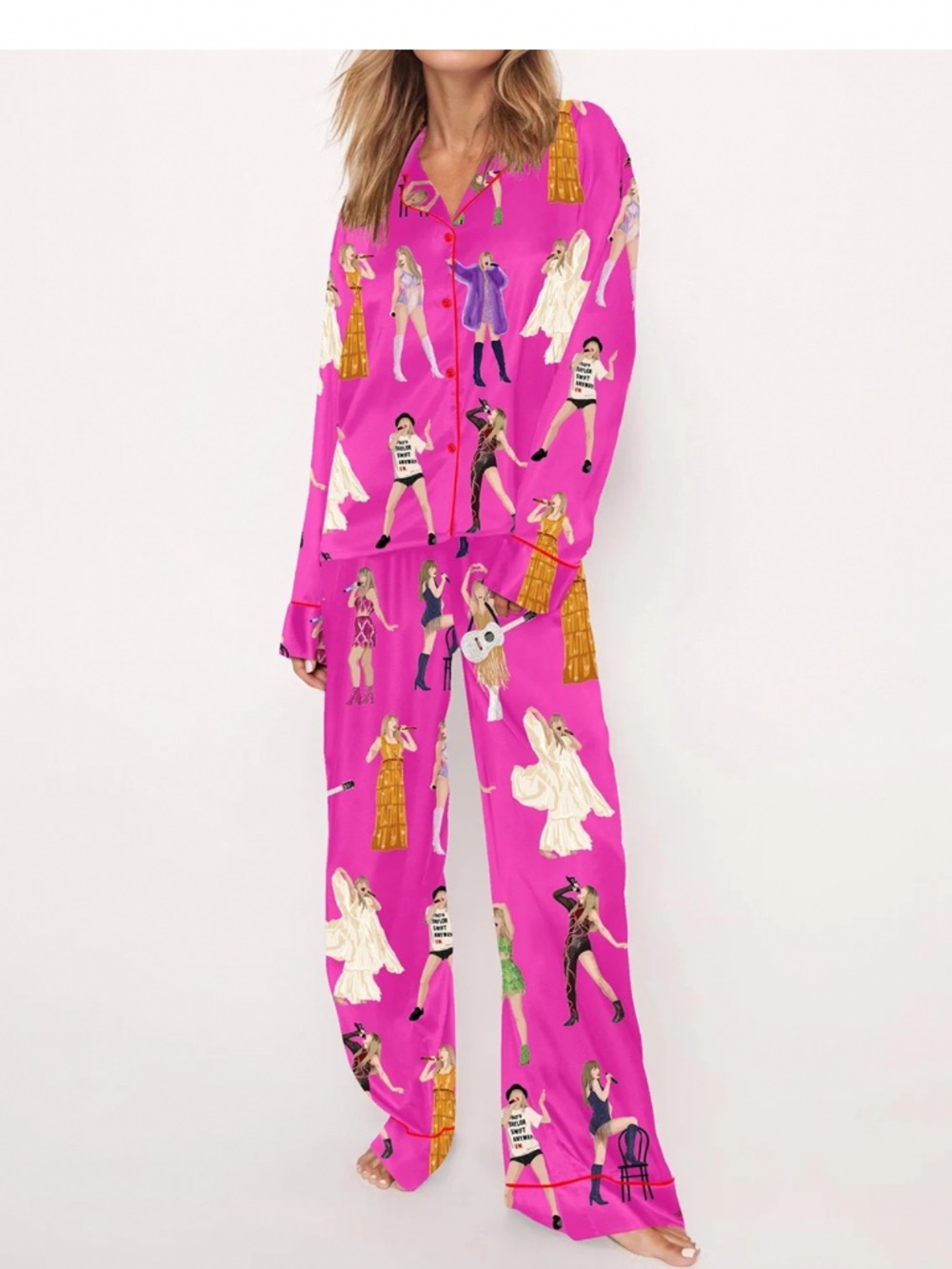 Sheshow pajama Taylorswift print set